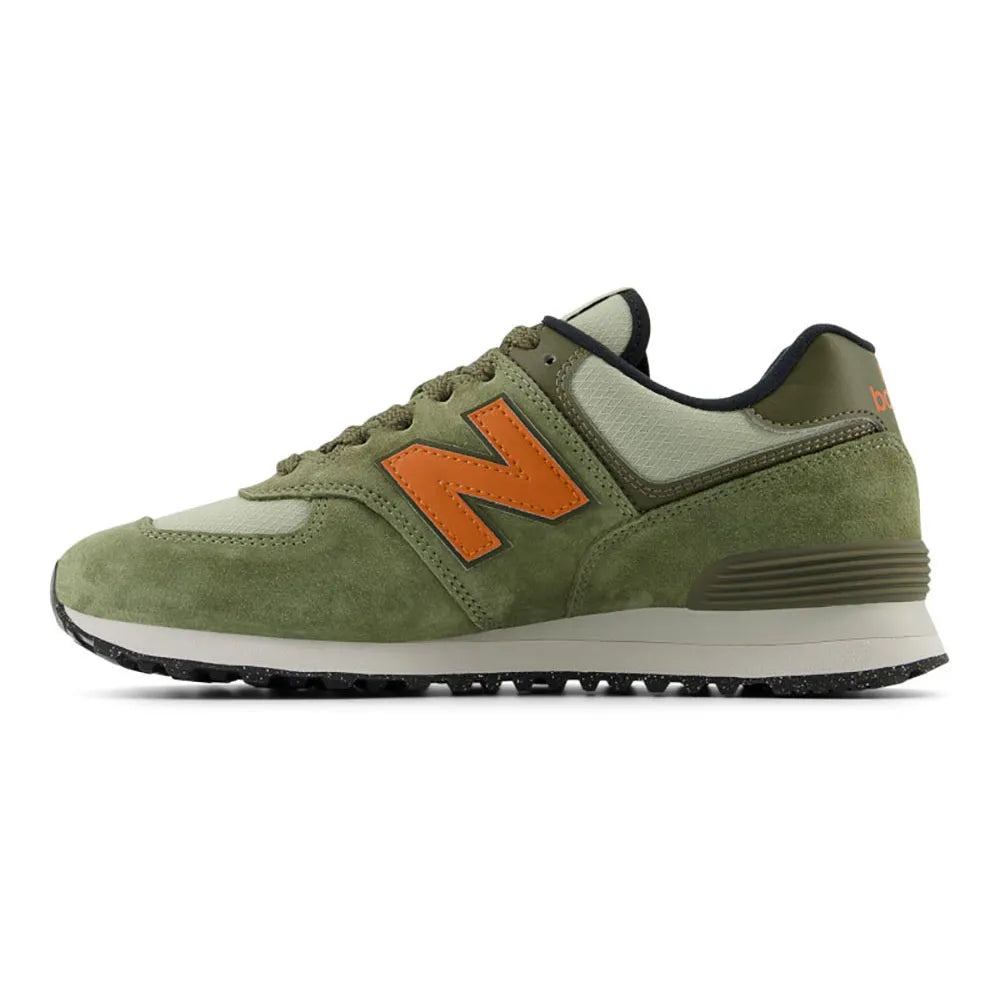NEW BALANCE 574SOC - Dark Olivine Infield Clay Black