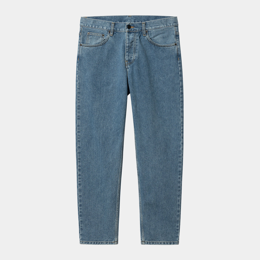 CARHARTT WIP NEWEL PANT - Blue (Stone Bleached)