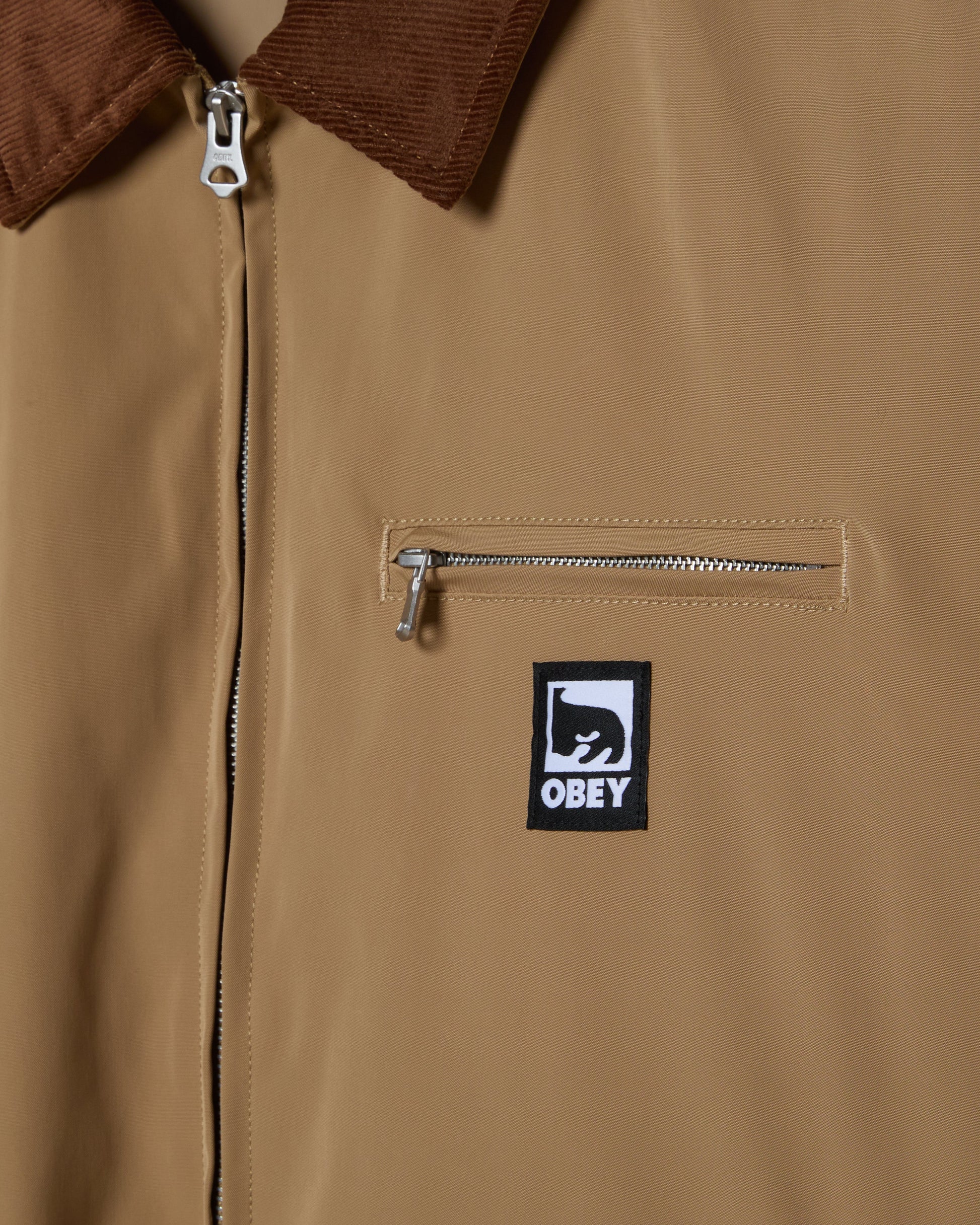 OBEY ELYSIAN JACKET - Vintage Tan