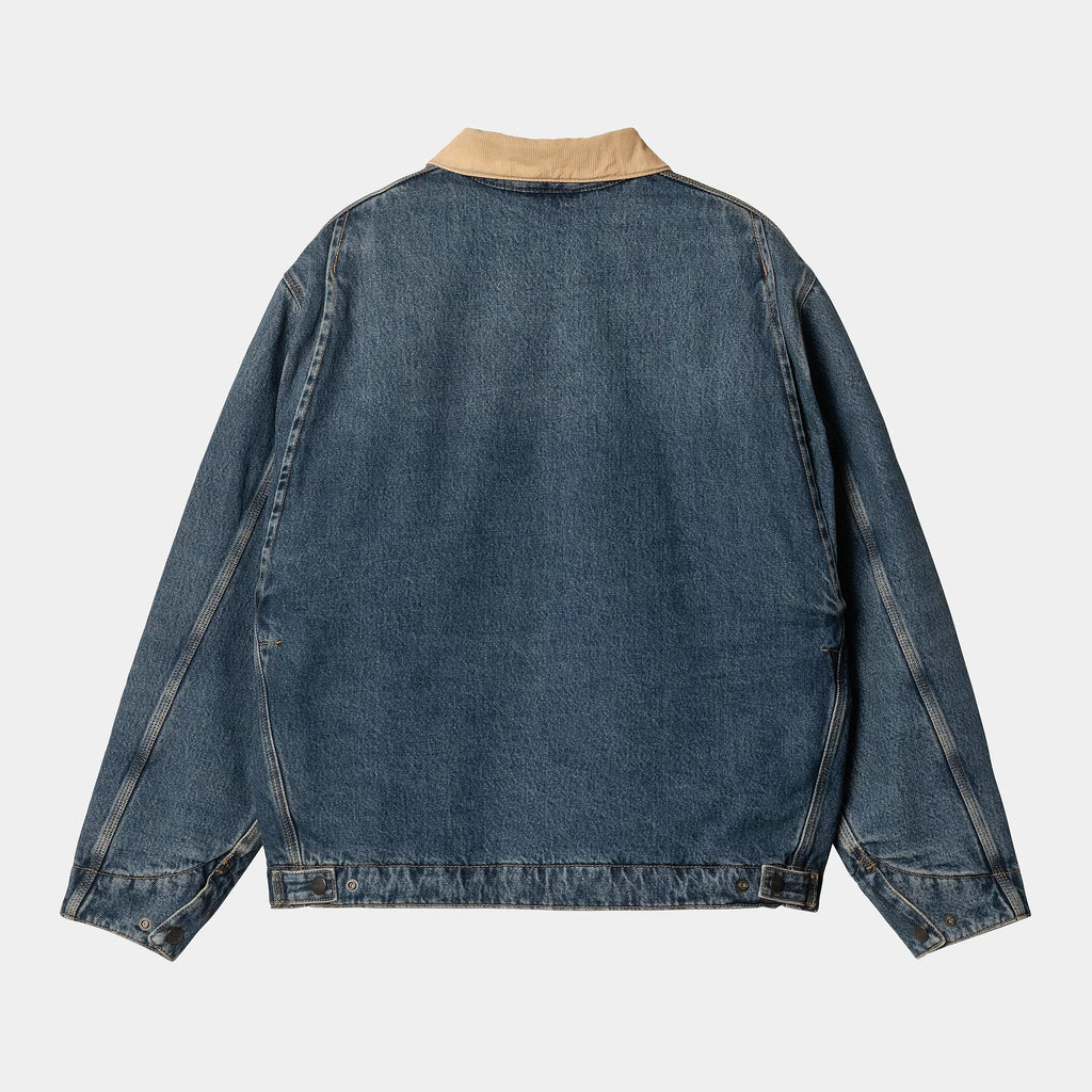 CARHARTT WIP OG Detroit Jacket - Blue Dusty Hamilton Brown (worn used wash)