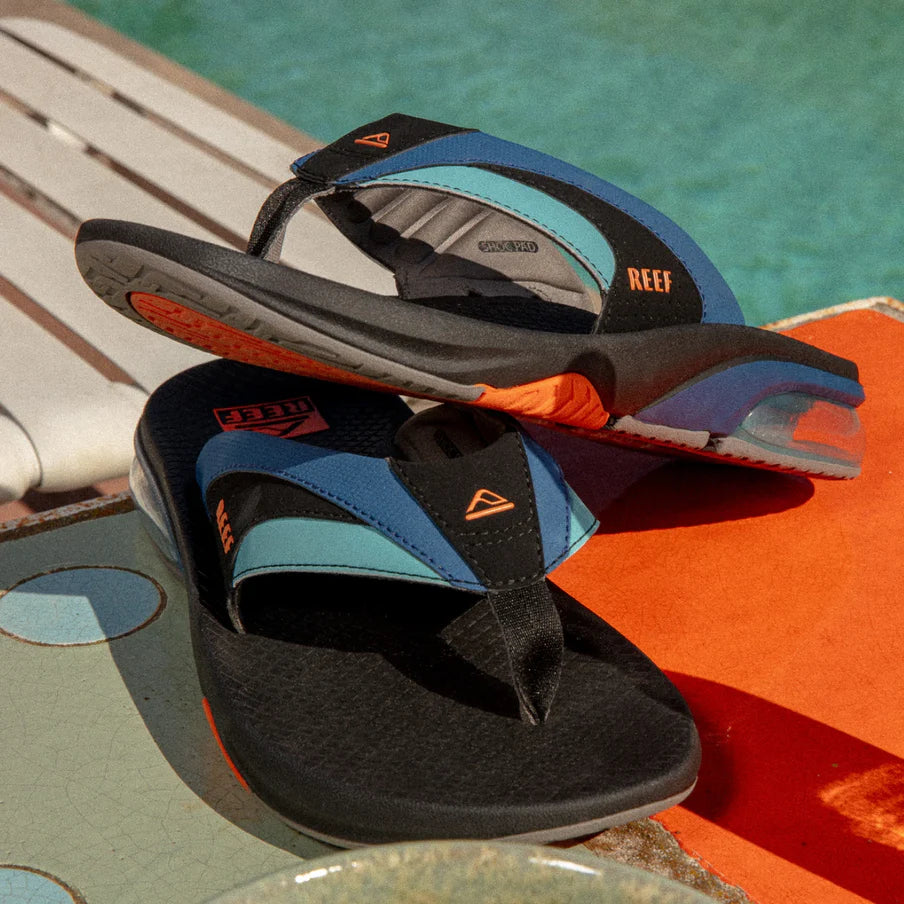 REEF Fanning + - Blue Black Orange