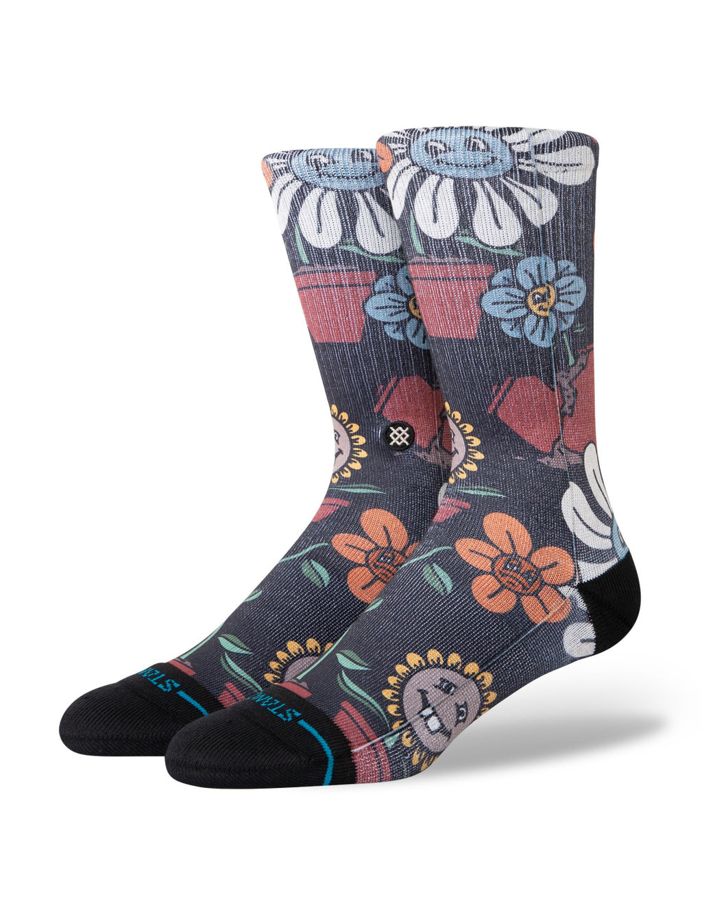 STANCE PLANTED CREW - Black