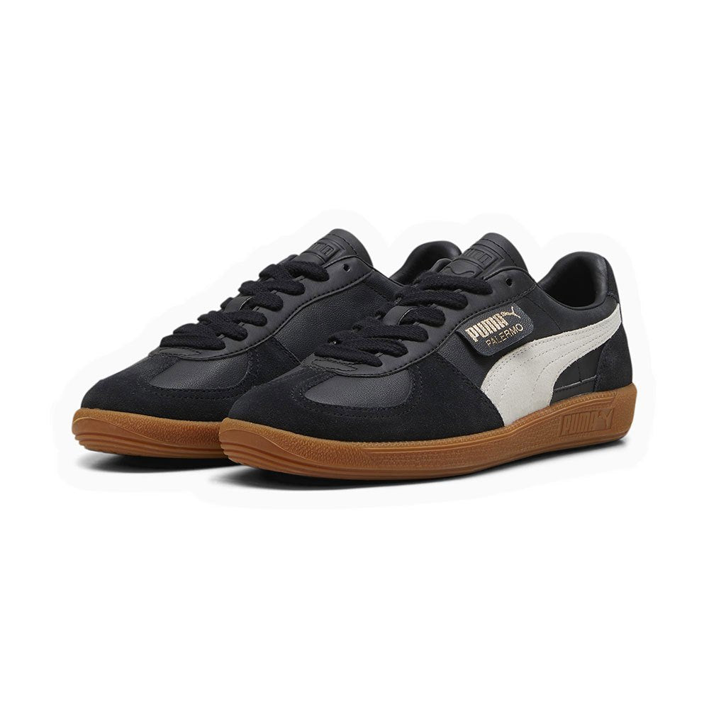 PUMA Palermo Leather unisex - PUMA Black-Feather Gray-Gum