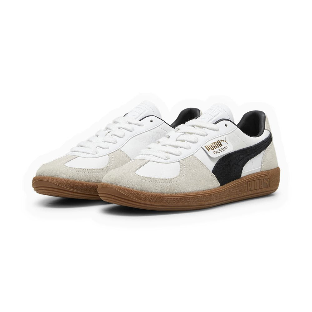 PUMA Palermo Leather unisex - PUMA White-Vapor Gray-Gum