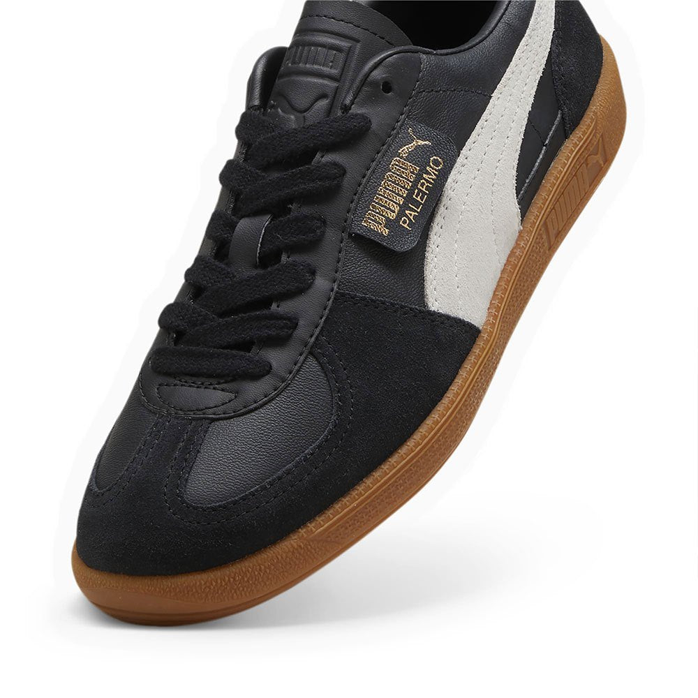 PUMA Palermo Leather unisex - PUMA Black-Feather Gray-Gum