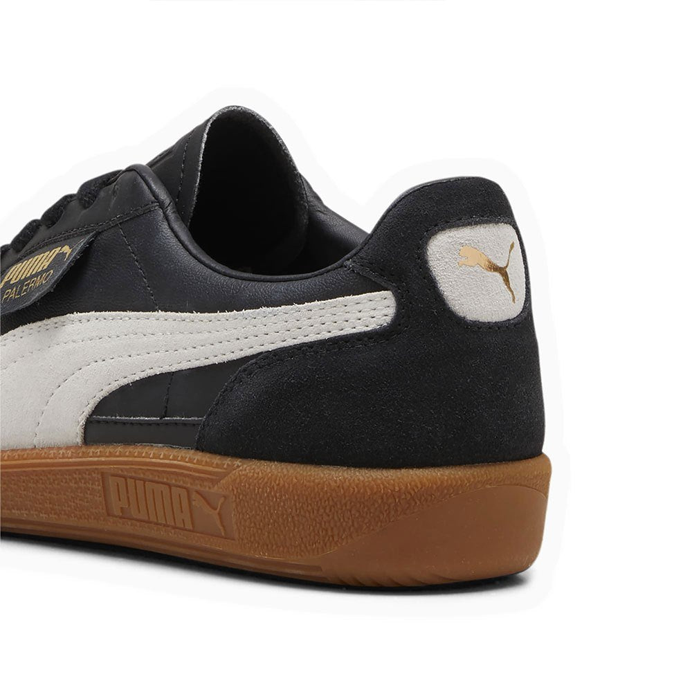 PUMA Palermo Leather unisex - PUMA Black-Feather Gray-Gum