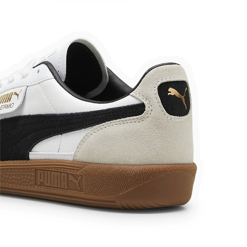 PUMA Palermo Leather unisex - PUMA White-Vapor Gray-Gum