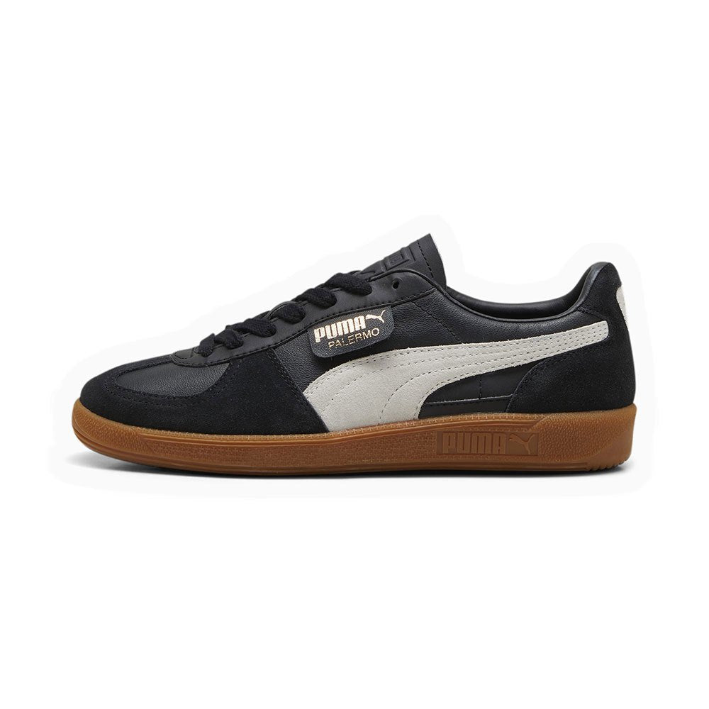 PUMA Palermo Leather unisex - PUMA Black-Feather Gray-Gum