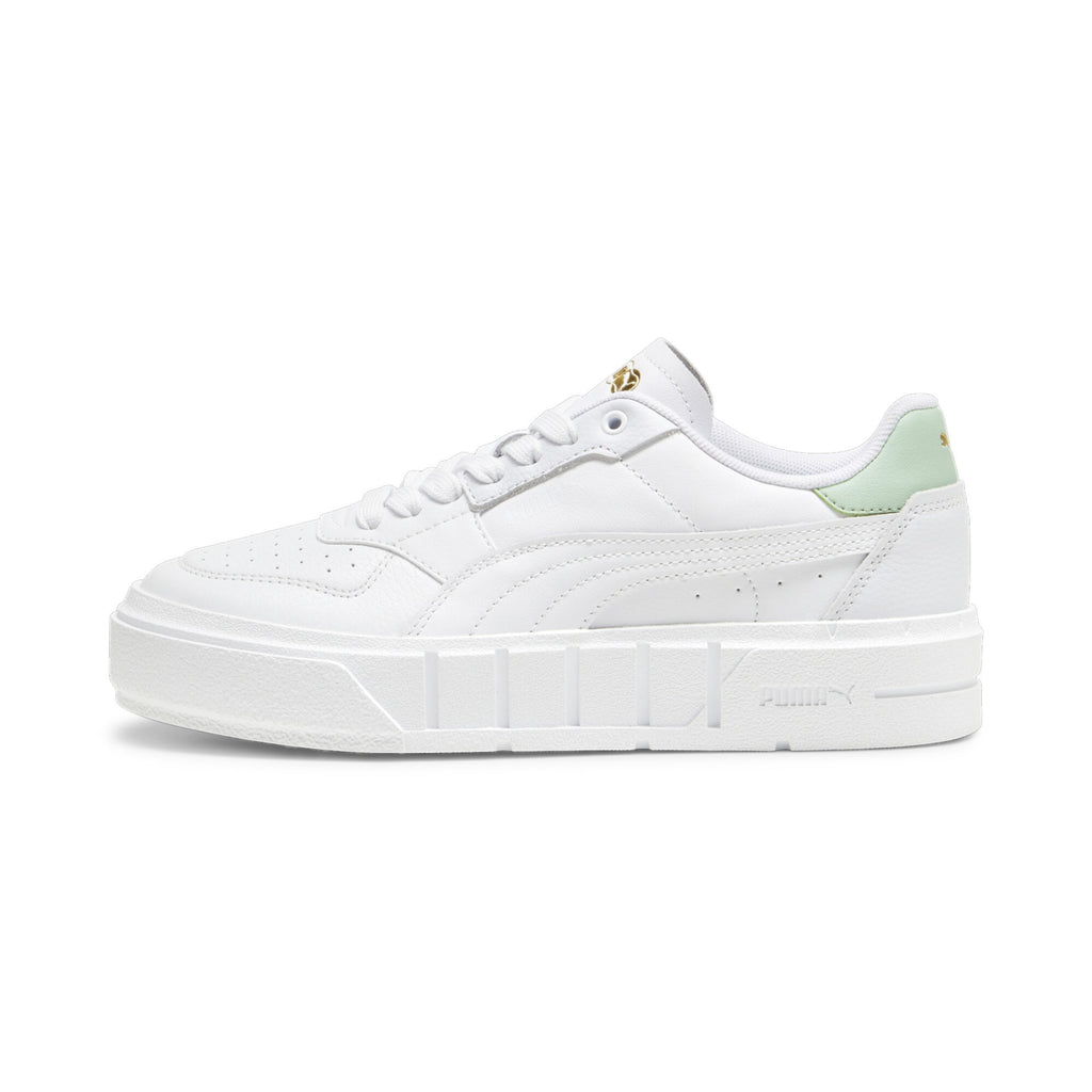 PUMA CALI COURT LTH WNS - Puma White Fresh Mint