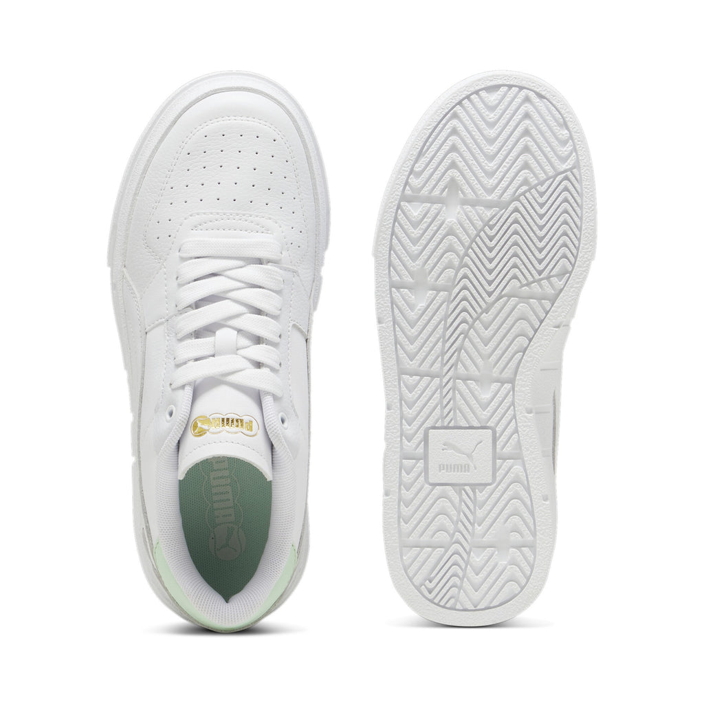 PUMA CALI COURT LTH WNS - Puma White Fresh Mint