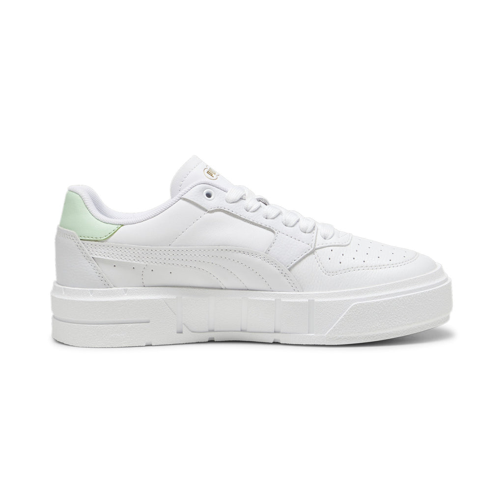 PUMA CALI COURT LTH WNS - Puma White Fresh Mint