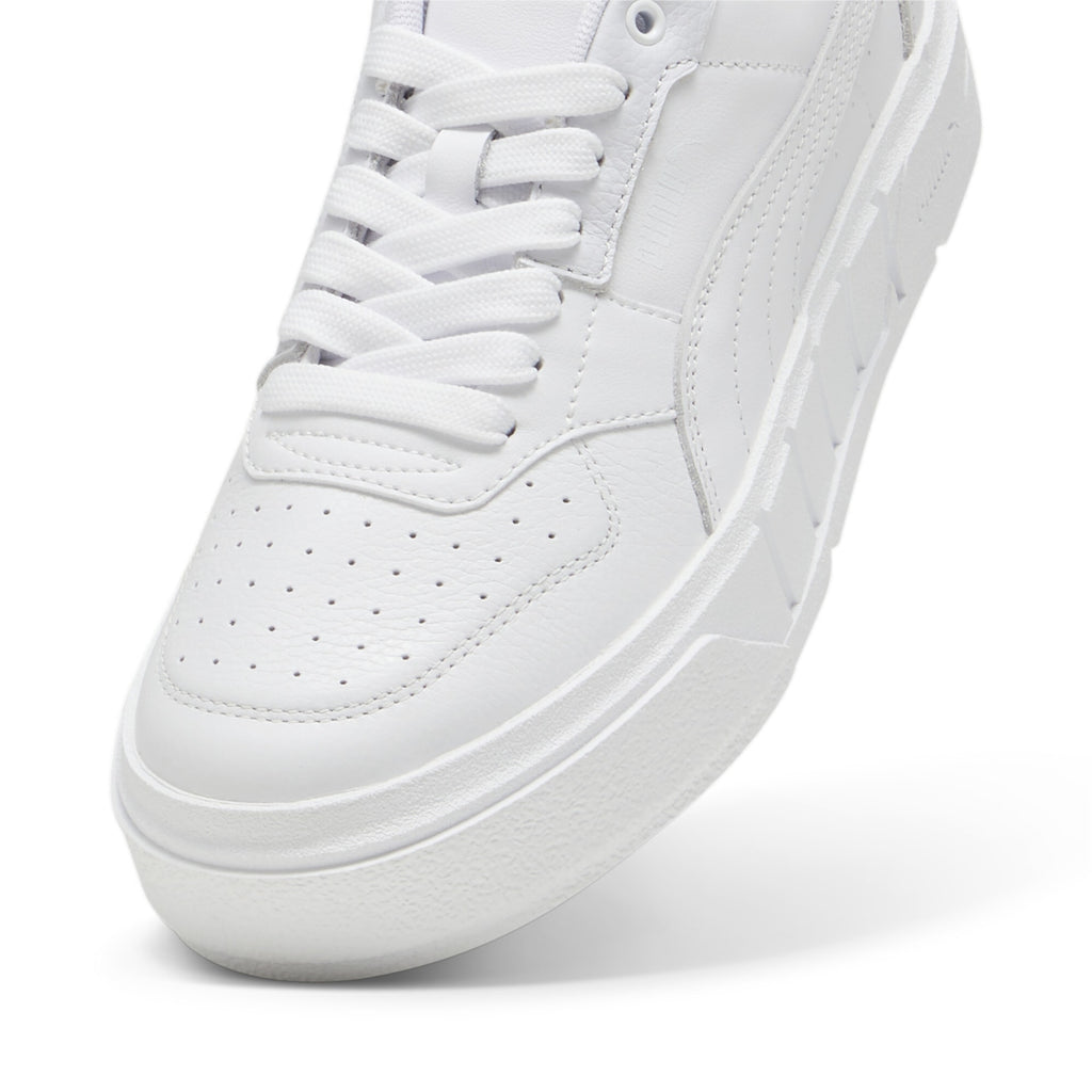 PUMA CALI COURT LTH WNS - Puma White Fresh Mint