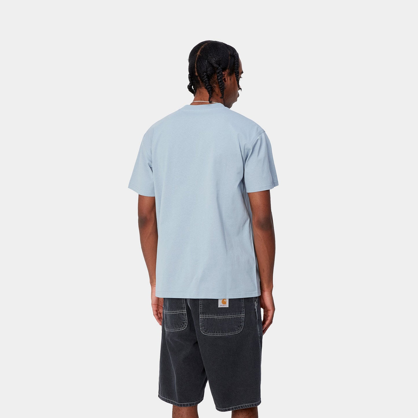 CARHARTT WIP American Script T-Shirt - Frosted Blue