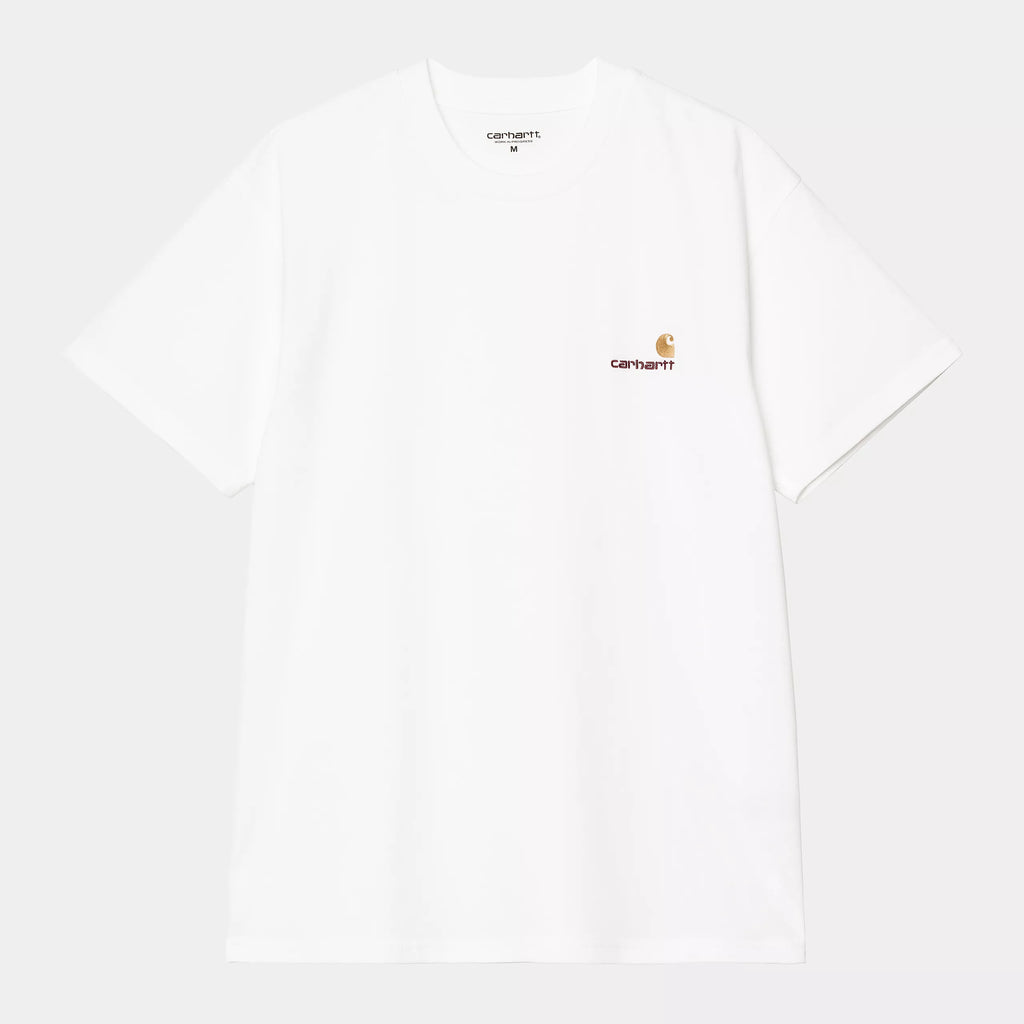 CARHARTT WIP S/S American Script T-Shirt - White