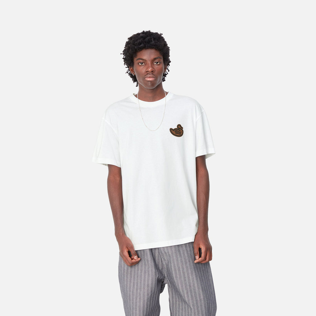 CARHARTT WIP S/S Brown Ducks T-Shirt - White