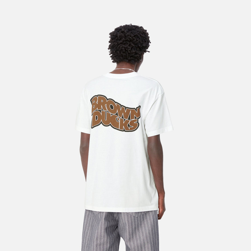 CARHARTT WIP S/S Brown Ducks T-Shirt - White