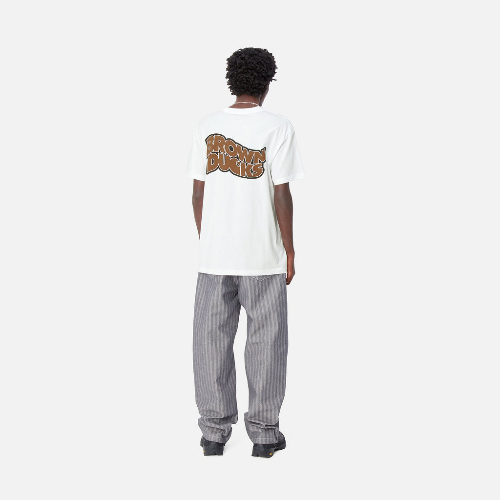 CARHARTT WIP S/S Brown Ducks T-Shirt - White