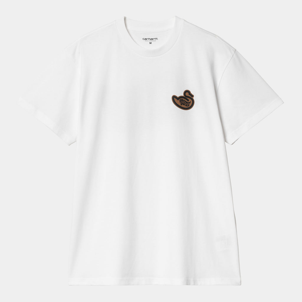 CARHARTT WIP S/S Brown Ducks T-Shirt - White