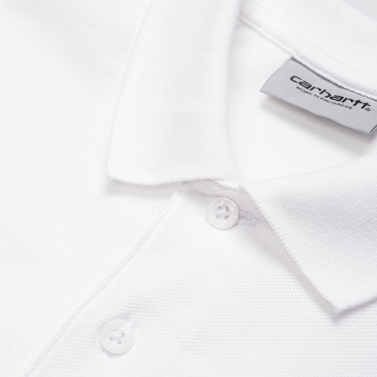 CARHARTT WIP S/S Chase Pique Polo - White/Gold