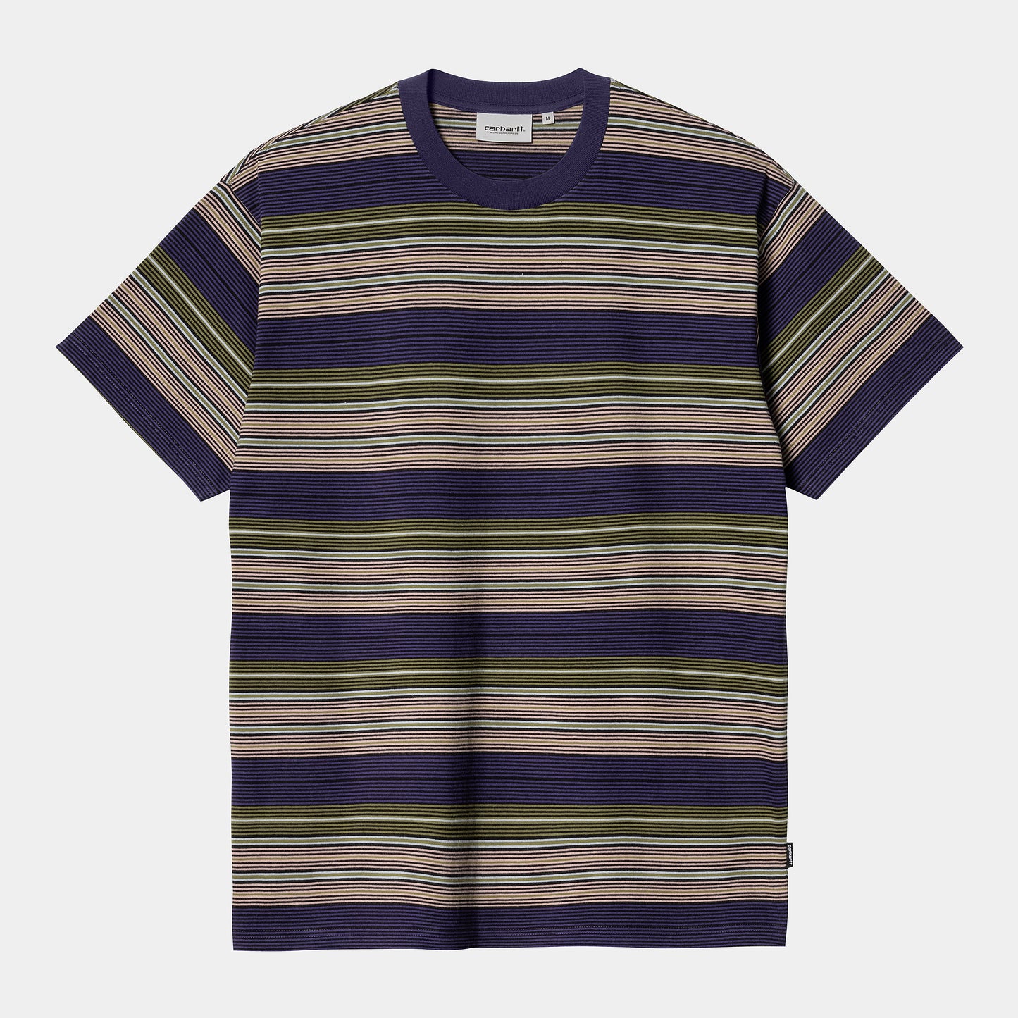 CARHARTT WIP S/S COBY T-Shirt - Colby Stripe Tyrian