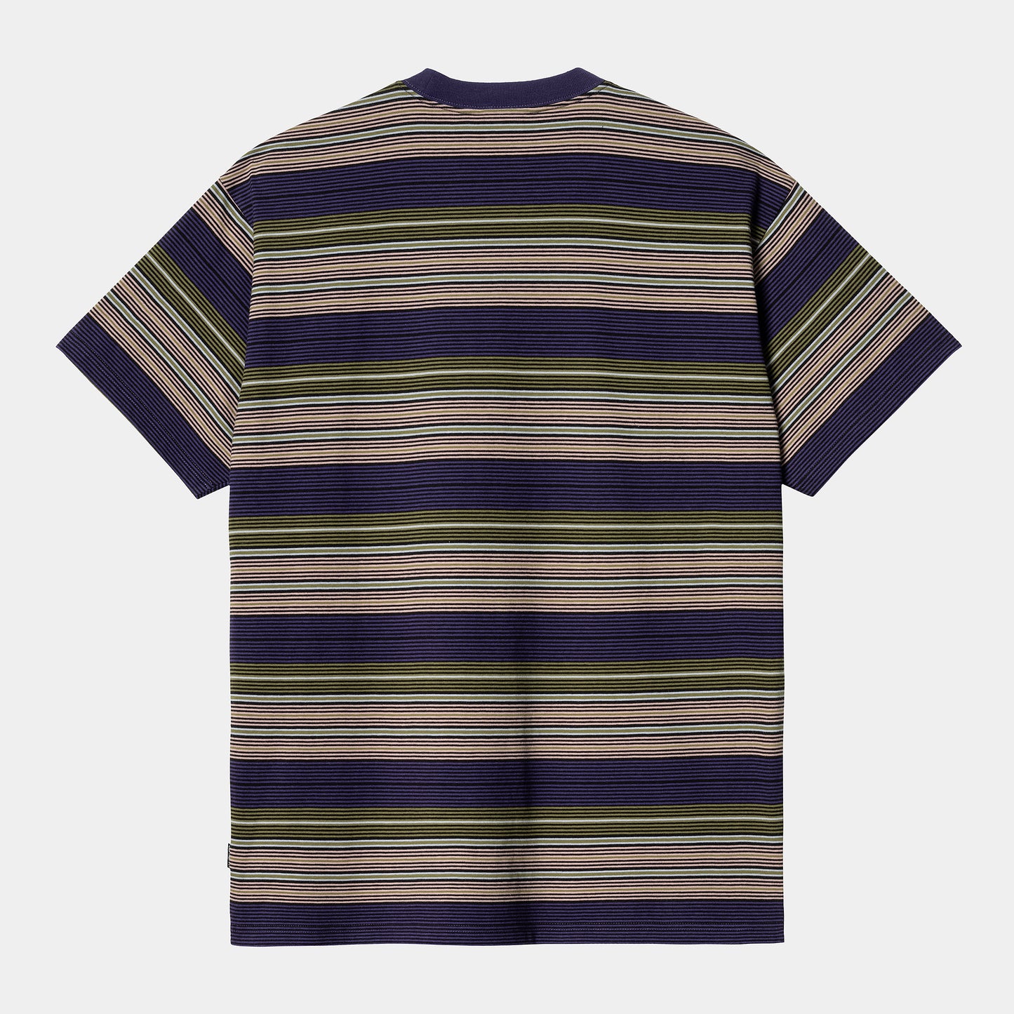 CARHARTT WIP S/S COBY T-Shirt - Colby Stripe Tyrian