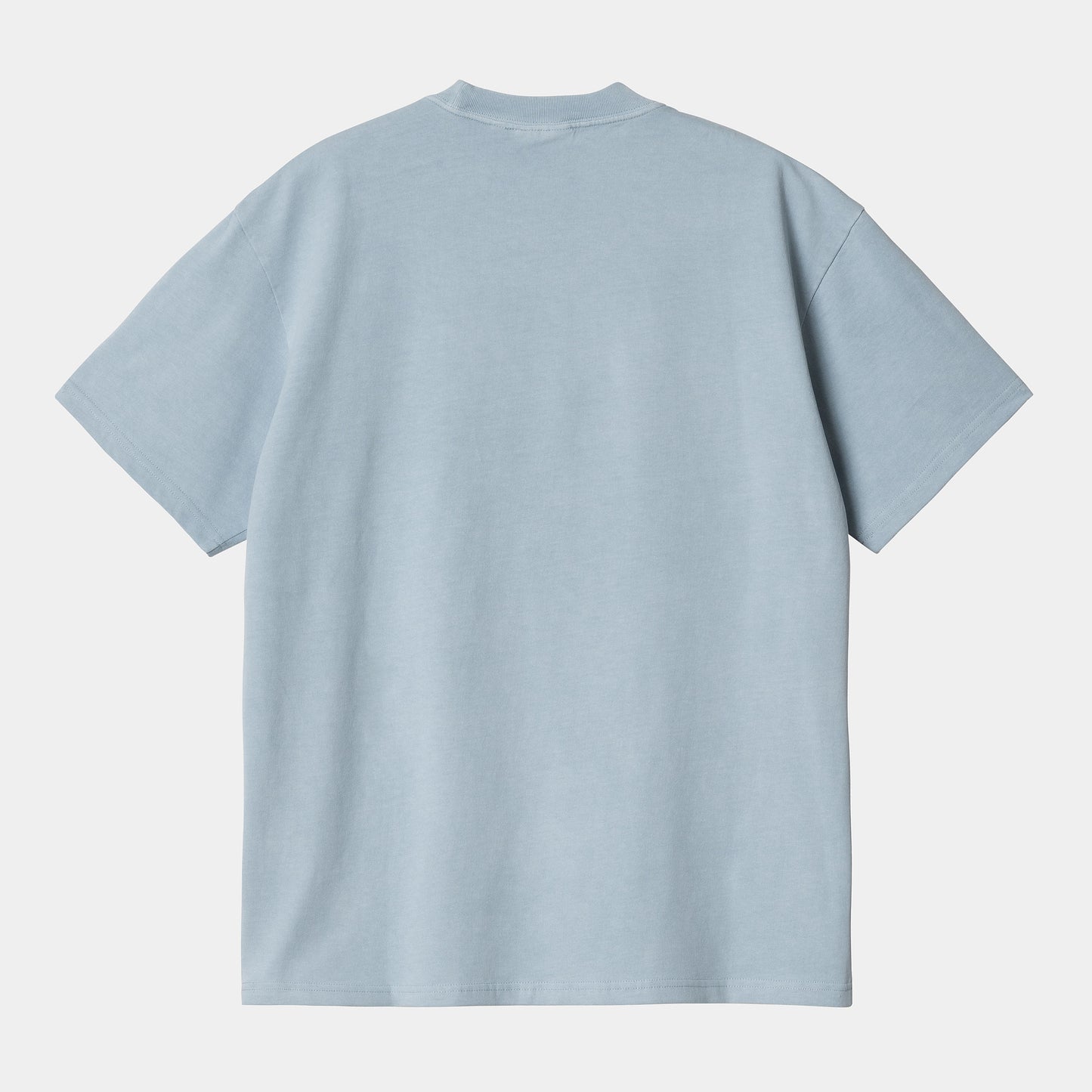CARHARTT WIP S/S Duster Script T-Shirt - Misty Sky (garment dyed)