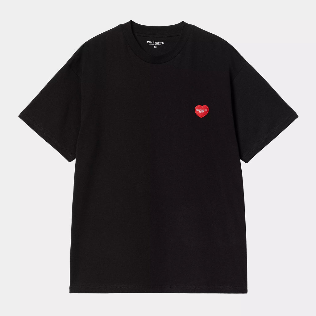 CARHARTT WIP S/S Heart II Hartt T-Shirt - Black