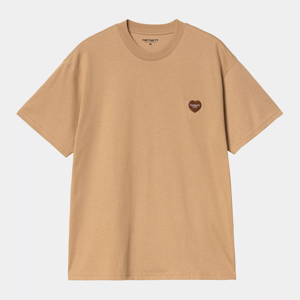 CARHARTT WIP S/S Heart II Hartt T-Shirt - Dusty Hamilton Brown