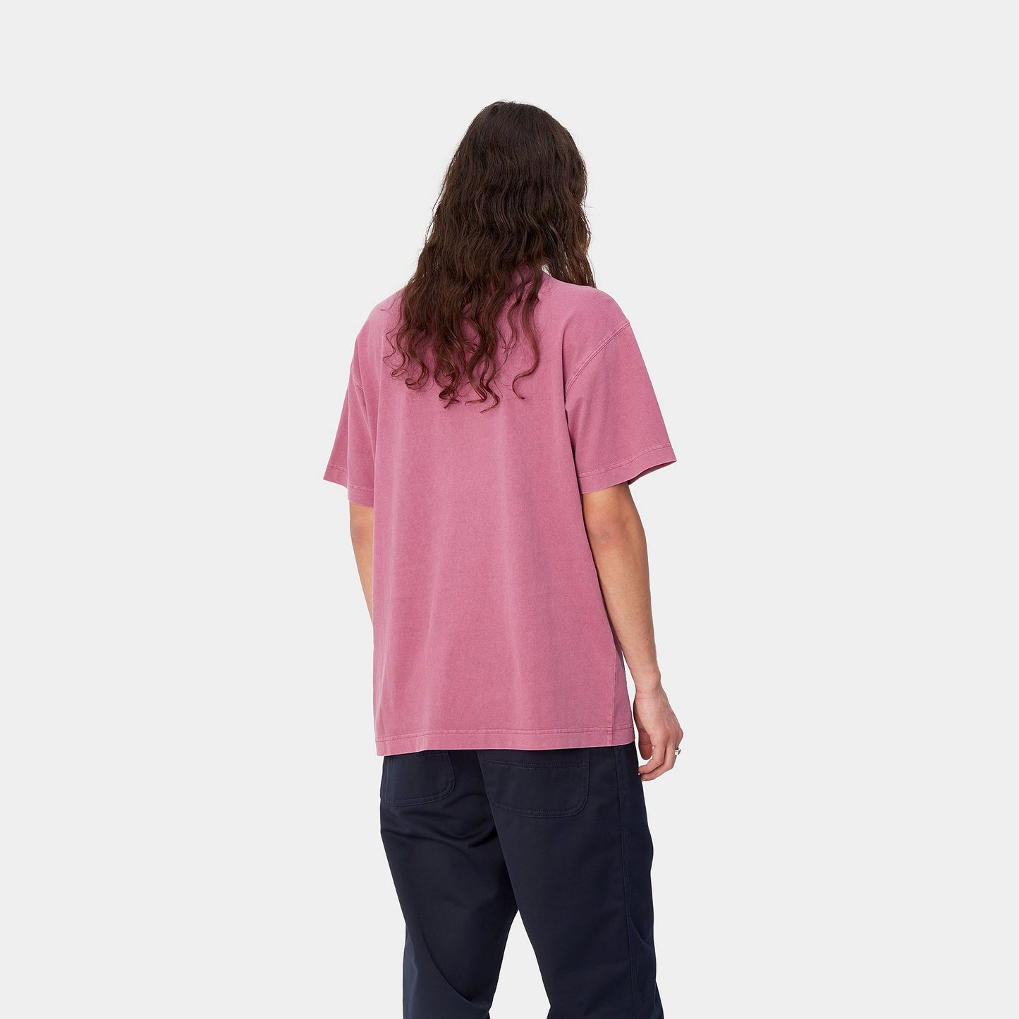 CARHARTT WIP S/S Nelson T-Shirt - Magenta (garment dyed)