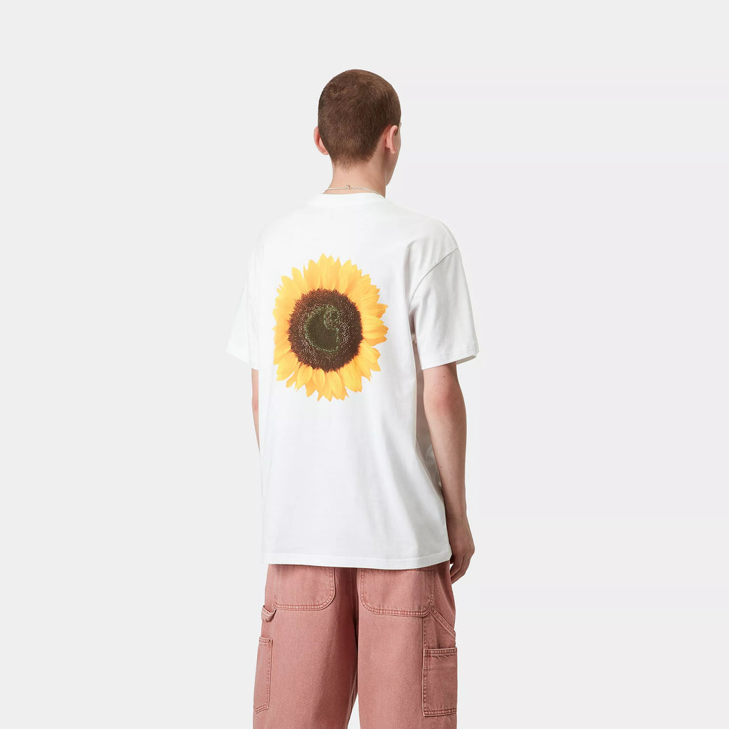 CARHARTT WIP S/S Sunflower T-Shirt - White