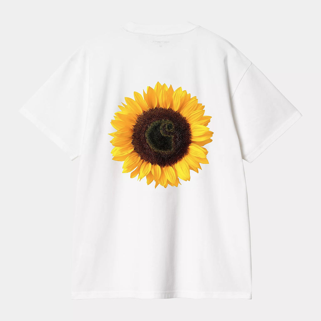 CARHARTT WIP S/S Sunflower T-Shirt - White