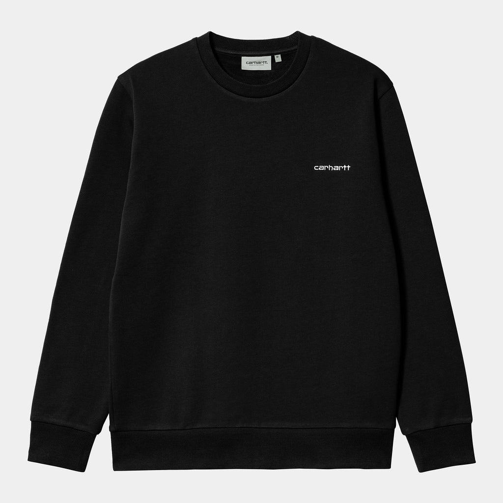 CARHARTT WIP Script Embroidery Sweat - Black