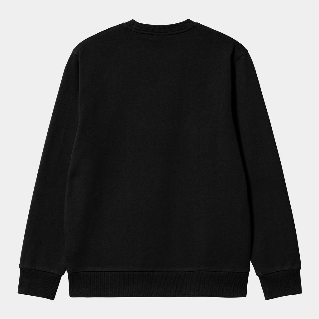 CARHARTT WIP Script Embroidery Sweat - Black