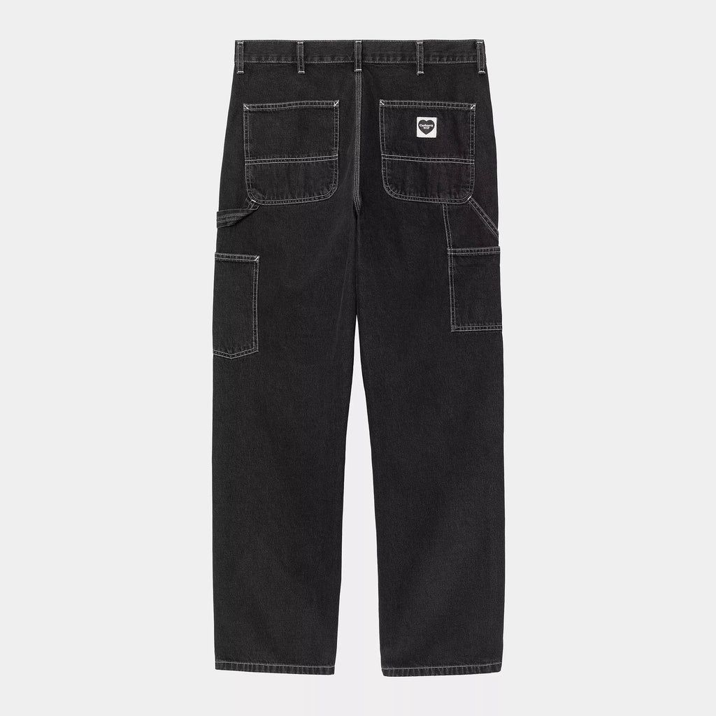 CARHARTT WIP Single Knee Pant - Black (stone washed)