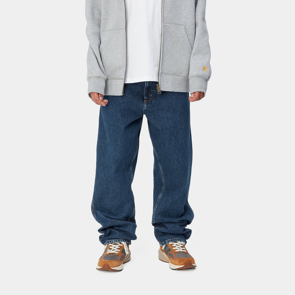 CARHARTT WIP SINGLE KNEE PANT - Blue (Stone Washed)