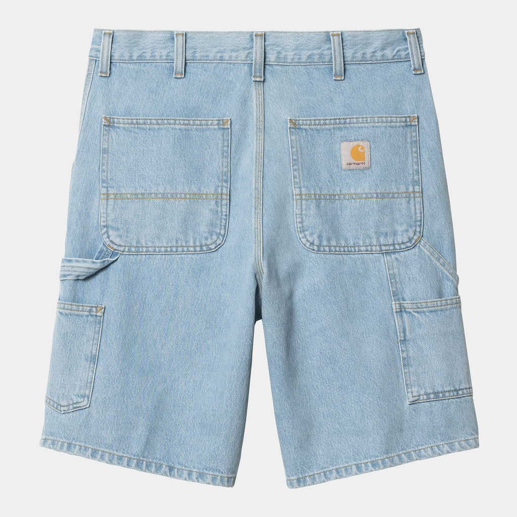 CARHARTT WIP Single Knee Short - Blue (Heavy Stone Bleached)