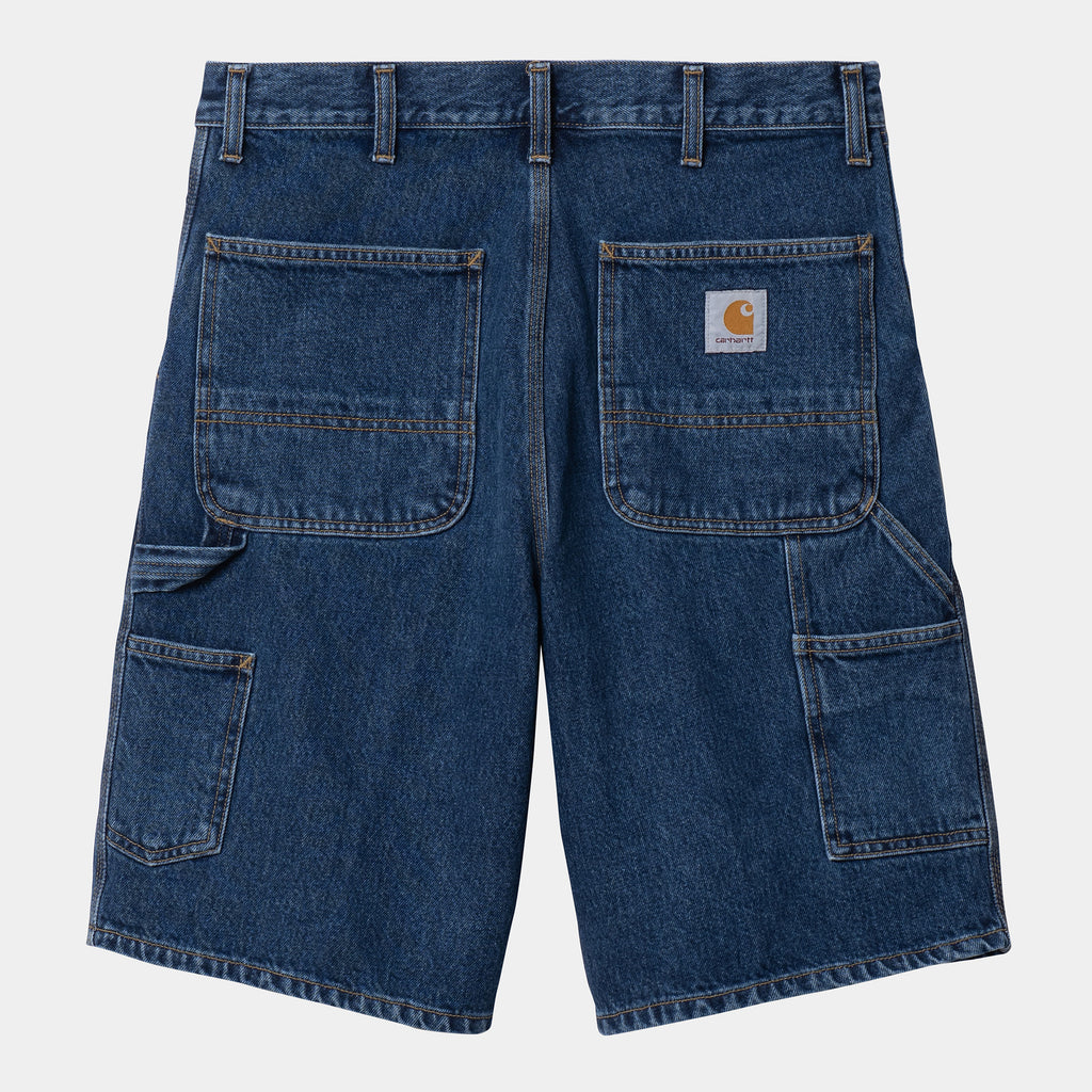CARHARTT WIP Single Knee Short - Blue (Stone Washed)