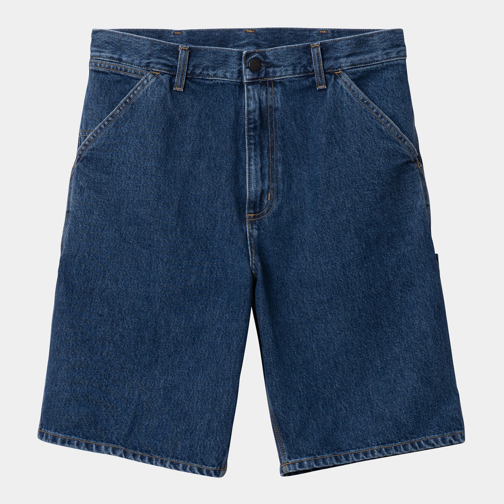 CARHARTT WIP Single Knee Short - Blue (Stone Washed)