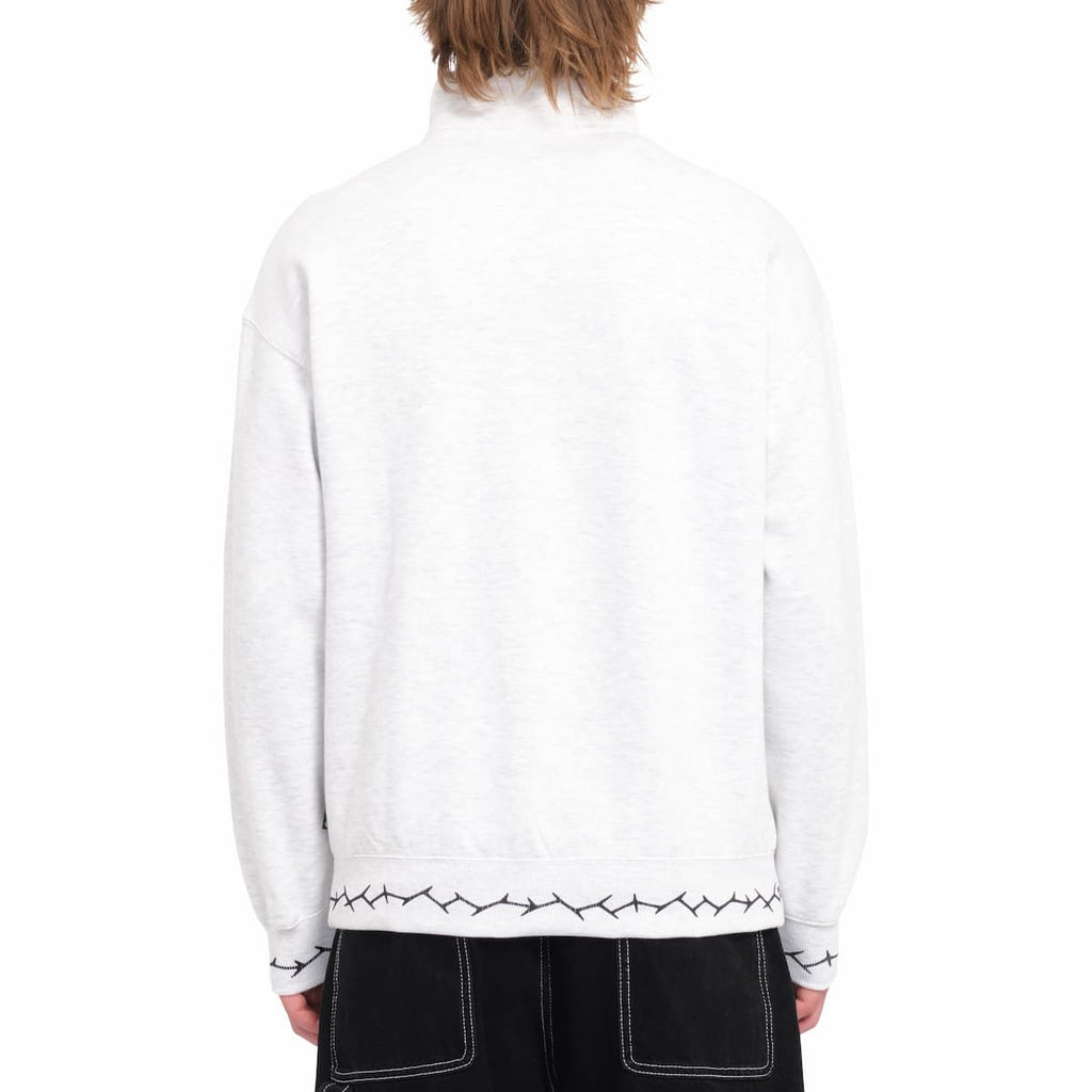 VOLCOM MOCKLOV 1/2 ZIP - Bone Heather