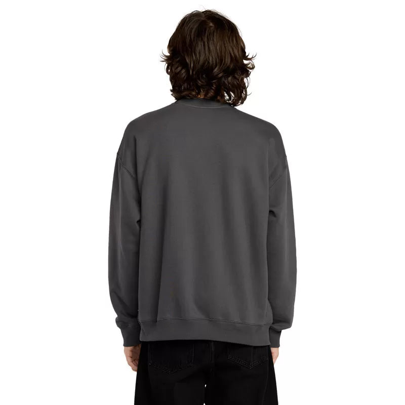 VOLCOM SINGLE STONE PW CREW - Dark Grey