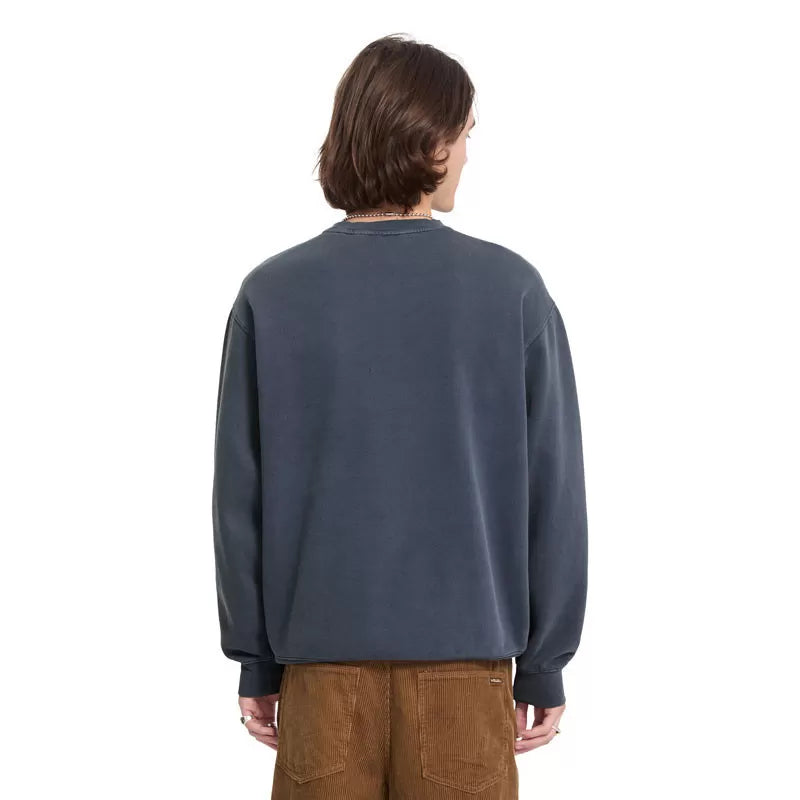 VOLCOM SINGLE STONE CREW - Storm Blue