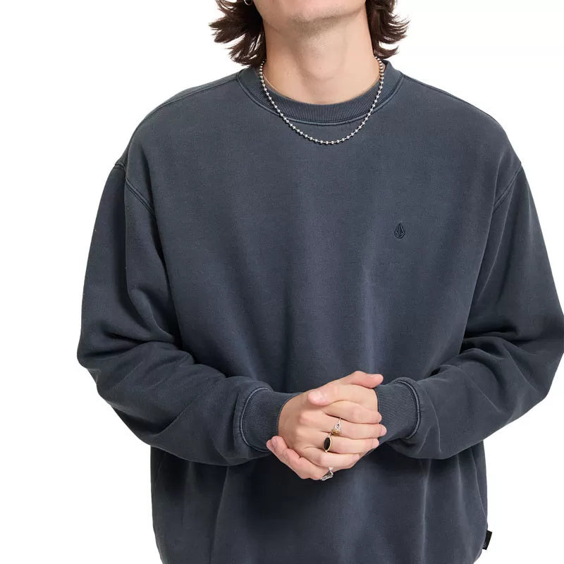 VOLCOM SINGLE STONE CREW - Storm Blue