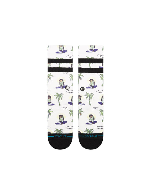 STANCE SURFIN MONKEY CREW - White