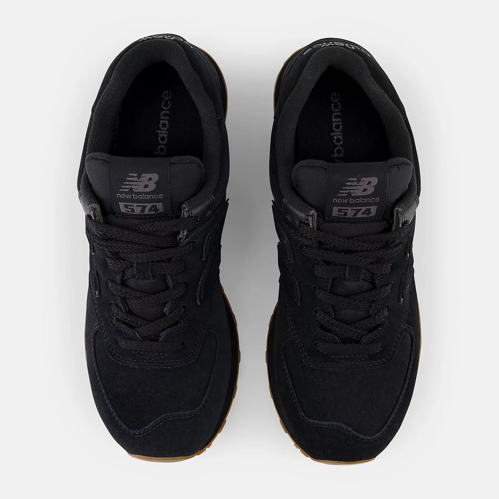 NEW BALANCE 574NBB - Black Black Gum