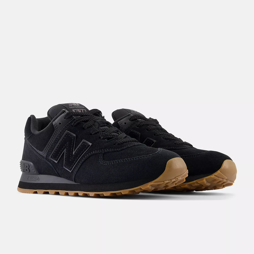 NEW BALANCE 574NBB - Black Black Gum