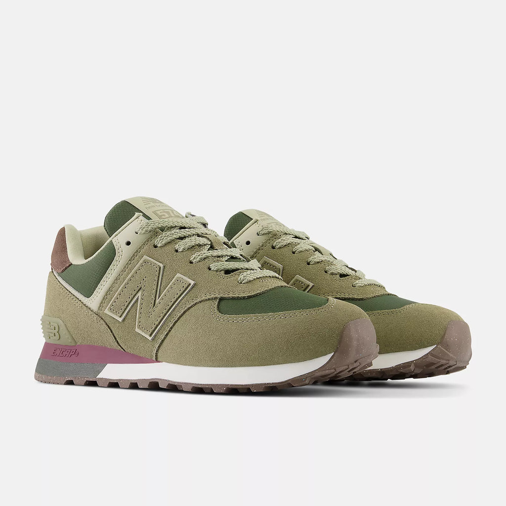 NEW BALANCE 574UBB - Olive Bone