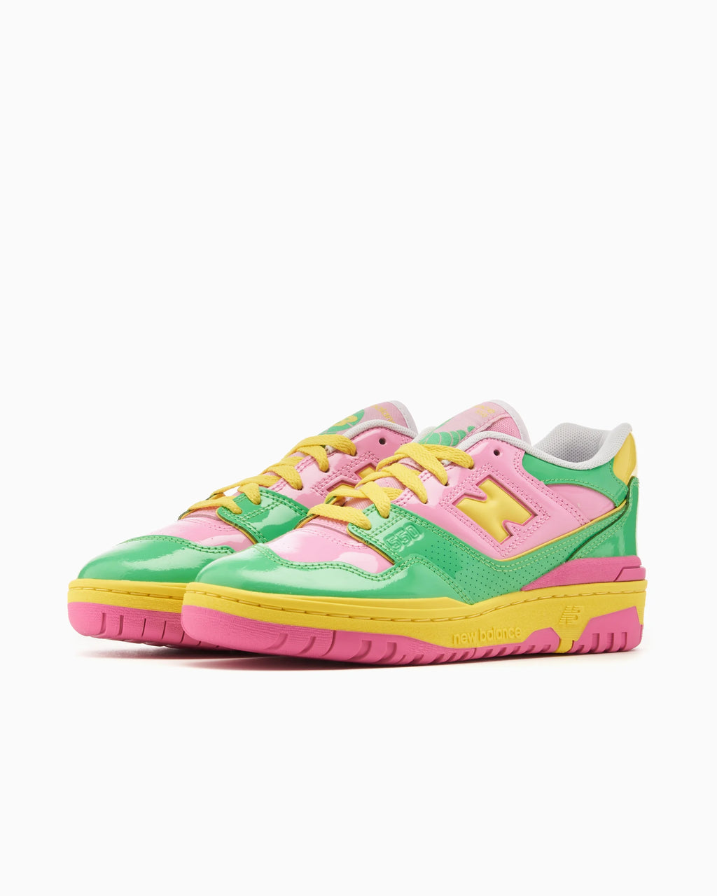 NEW BALANCE 550YKA - Pink Green Lime