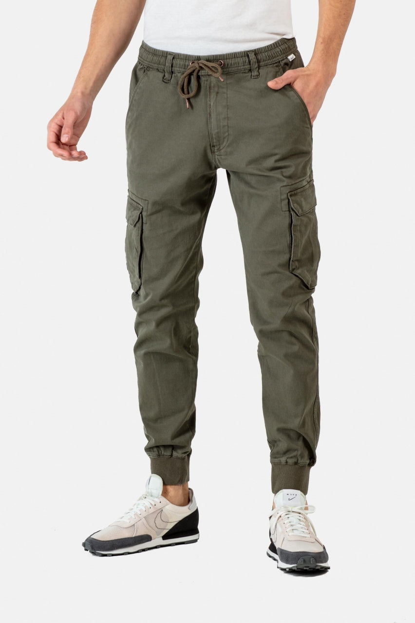 REELL REFLEX RIB CARGO PANT - OLIVE freeshipping - FREESTYLE LLORET