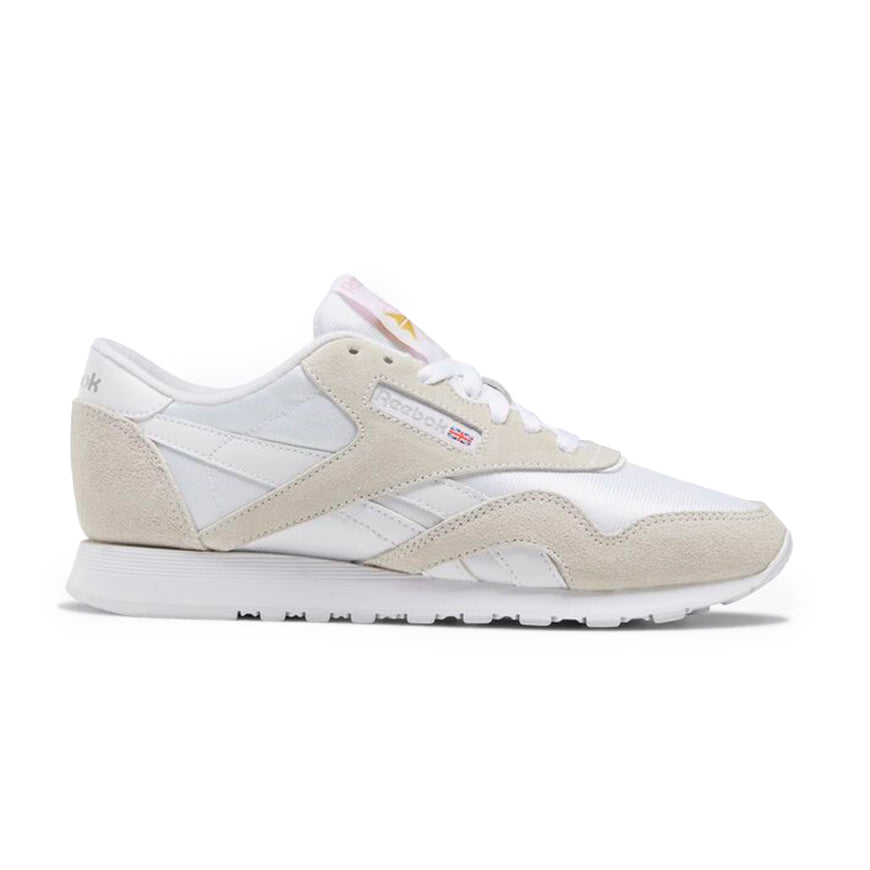 REEBOK CL NYLON - WHITE / LIGHT GREY freeshipping - FREESTYLE LLORET