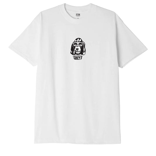 OBEY HOUND CLASSIC SS TEE - White